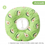 Lemmiklooma Kassi E-krae Taastumise Koonuskaitse Elizabethi krae Reguleeritav Puuvillasegu Krae Tr&uuml;kitud Elizabethi Ring Kassile Cherry-S