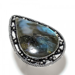 Labradorite Handmade 925 Sterling Silver Jewelry Ring Size 8 c4g22