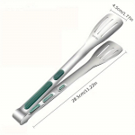 Roostevabast terasest k&ouml;&ouml;gik&uuml;psetustangid, p&otilde;letusvastane silikageel, n&otilde;udepesumasinas pestavad roostevabast terasest toidutangid, leiva serveerimise tangid L