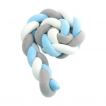 S&otilde;lmepall Padi Punutud Voodip&otilde;rkera Euroopa Kudum Beebi Voodi Piirdekate Pehme Kohev &Uuml;mmargune Dekoratiivpadi Magamistuppa Diivanile 3M