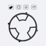 Libisemisvastane gaasir&otilde;nga reduktorp&otilde;leti rest v&otilde;isoojendaja jaoks Raua voki tugir&otilde;ngas - &uuml;hildub enamiku gaasipliidi pliidiplaatidega