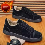 Meeste Rhinestone vabaajajalatsid, Sotsiaalsed noorte lauajalatsid, Moodsad ja trendikad spordijalatsid, Ni&scaron;&scaron; Hongkongi stiilis noorte meeste jalatsid 44