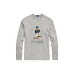 Polo Ralph Lauren Karu Kirjatr&uuml;kiga Pikkade Varrukatega T-s&auml;rk Meeste Topid Hall 710826698-003 S