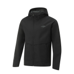 Li Ning Salat &Auml;&auml;r Ameerika Vintage Vabaaja Veekindel Tuulejakk Kapuutsiga Ja Kirjadega Pikkade Varrukatega T&otilde;mblukuga Jakk Meeste &Uuml;ler&otilde;ivad Must AFDU951-1 XL black