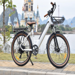 KAISDA K601 Mountain Electric Bike For Adult 36V16Ah Battery 350W Motor Electic Bicycle 26 Inch Off-Road Tires Urban commuting Folding e-Bike valge