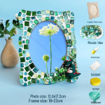 Isetegemise mosaiikfotoraami komplekt lastele - 5 kuni 8 tolli