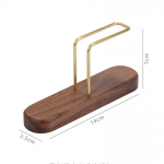 Kohvifiltripaberi hoidja Filtripaberi riiul Stend Kohvipaberi hoiustamine Kohvifiltri konteiner Puidust filtripaberi stend
