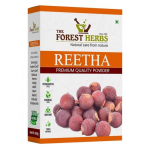 THE FOREST HERBS Natural care from nature Pure Double Filtered Aritha/Reetha (Sapindus Trifoliatus) Powder 200Gms, All, (1 count)