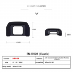 1tk Dk-28 silmamask Dk28 (Oem) Silmaklaas okulaari vaateotsija silmatass Nikon D7500 Dslr kummist pildiotsija kaitseprillidele