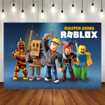 Kuum Roblox S&uuml;nnip&auml;evapeo Dekor M&auml;ngupallid &Uuml;hekordsed Lauan&otilde;ud Taust Lastele Poiste Peotarbed Beebipidu M&auml;nguasjad Kingitused