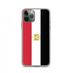 Coque iPhone 11 Pro - Drapeau de l'Egypte - Silikoonist supp - Protection compl&egrave;te - Mixte - Lisse