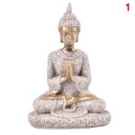 Buddha kujud liivakivi Tai Buddha skulptuur Fengshui kujukeste kodukaunistus