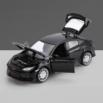 Uus 1:24 Honda Civic TYPE-R sulamist automudel Survevalu S&otilde;iduk Metallist sportautomudel Heli- ja valguskollektsiooni kaunistused Laste m&auml;nguasi kingitus must