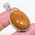 Natural Ocean Jasper Gemstone 925 Sterling Silver Jewelry Pendant 1.77 m1i71