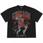 Ameerika Heavy Tide kaubam&auml;rgi t&auml;iskaadri suuruses koljupildiga korvpalli meeste ja naiste lahtine l&uuml;hikeste varrukatega spordi T-s&auml;rk XXXXXL must