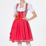 &Otilde;llefestivali kost&uuml;&uuml;m, Naiste esinemiskost&uuml;&uuml;m, Ruudukaelusega kleit Ruudukaelusega kleit L punane