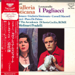 LP plaat GIULIETTA SIMIONATO / MARIO DEL MON - Mascagni: Cavalleria Rusticana / Le SLC6125 LONDON 1975 Jaapan Klassikaline Kasutatud