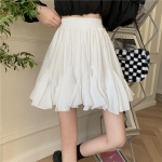 Naiste seelik Suvine &Uuml;hev&auml;rviline A-l&otilde;ikeline Ballikleit Y2K Seelik Mitmek&uuml;lgne Vabaaja Magus Preppy Stiil Miniseelikud Naised S valge