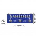 Cube Baby Bass Pro protsessor | 9 AMP/IR simulaatori koos Dly/Rvb/MOD efektiketiga | 48kHz USB-C liides ja DAW-s&uuml;nkroonimine + K&otilde;rge resolutsiooniga heli sinine