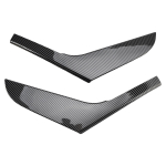 2 tk vasakpoolne ja parempoolne siseukse k&auml;epideme katte kate Volkswagen Golf 6 MK6 2009-2013 jaoks carbon print