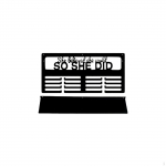 Medal Hanger Holder Easy to Install Wall Mounted Iron Storage Rack Trophy Shelf for Golf