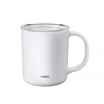 HARIO vaakumisolatsiooniga keraamilise kattega kruus, valge 350ml, kaasas kaan - CMG-350-W