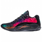 Air Jordan Zion 3 Sanctuary Numbriga 500-st Meeste Tossud Must L&auml;bipaistev-Smaragd Koonus DR0675-001 43
