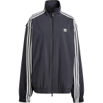Adidas Originals Adilenium T&otilde;mblukuga Eemaldatav Treeningjakk Triibuline Logotr&uuml;kiga Seisukrae T&otilde;mblukk Spordijakk Lahtine Moodne Mitmek&uuml;lgne Pikkade Varrukatega Jakk Naiste Jakk JM9251 M gray