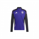 Adidas Saksamaa Tiro 24 V&otilde;istluse Treeningpluus Pikkade Varrukatega Jalgpallis&auml;rk Meeste Toppid Lilla Must IP8242 XS