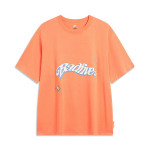 Li Ning Badfive Seitse Linna Koost&ouml;&ouml; T-s&auml;rk Unisex &Uuml;laosad Magus-oranž AHST893-1 XL