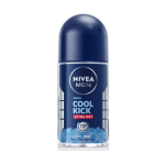 NIVEA Men Cool Kick Extra Dry Sinine 48h Rull-deodorant &mdash; 50 ml &mdash; 1 tk