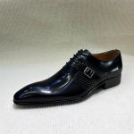 Moodsad luksuslikud meeste ehtsast nahast brogue Oxford kingad paelkinnitusega mustad/lillad peokingad pulmadeks, peo&uuml;ritusteks, &auml;ri- ja formaalseteks s&uuml;ndmusteks 39 must