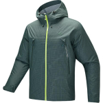 Anta V&auml;lissarja Sportlik Vabaaja Lihtne &Uuml;hev&auml;rviline Kapuutsiga Lukuga Veekindel Tuulekindel Jakk Meeste Jakid S&uuml;gav-S&uuml;gis-Roheline 952516601-7 4XL