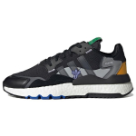 Adidas Originals Nite Jogger Nahast Kangas Mugavad Spordi Libisemiskindlad Vastupidavad Madalad Vabaaja Jalan&otilde;ud Unisex Vabaaja Jalan&otilde;ud Must GX2184 36⅔