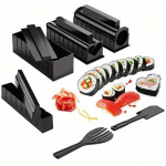 Sushi vorm DIY sushi tarvikud k&ouml;&ouml;gi vidin riisi- ja k&ouml;&ouml;giviljarull merevetika sushi rulli t&ouml;&ouml;riist must