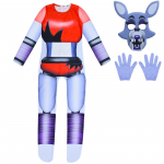 Laste Fnaf &otilde;uduskaru kombinesoon maski komplekt poistele t&uuml;drukutele j&otilde;uludeks Halloweeni cosplay kost&uuml;&uuml;m 140cm
