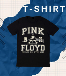 Pink Floyd DSOTM 73 The Dark Side Of the Moon Kontserttuuri Merch Meeste T-s&auml;rk EB. S