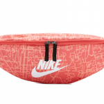 Nike Heritage kangast ristkorralik kott, &otilde;lakott, v&ouml;&ouml;kott Tavaline Unisex Salap&auml;rane tuhkhall punane Vabaaja DC5097-814