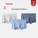 ThreeGun Men's 50-Count Long-Staple Cotton Boxer Briefs (3-Pack) 3XL