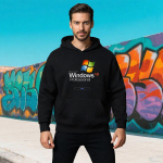 Windows XP Professional Prindi Huppar S&uuml;gis Meeste Vabaaja L&otilde;tv Pullover Hingav Hupparid Hippie Stiil Naiste Kampsun Talv S