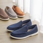 Moodsad Meeste Suede Nahast Mokassiinid Klassikalised Kerged Pehmed Meeste Slip-on S&otilde;idujalatsid Mugavus Vabaaja Jalutusk&auml;imisjalan&otilde;ud Zapatillas Hombre 39 sinine