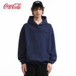 Coca-Cola meeste gradiendiga ruuduline triibuline raske kapuutsiga pusa L must
