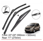 Dacia Sandero MK2 2012-2020 jaoks 22 + 20 + 11 Esimesed ja tagumised kojamehed Kojamehed Kojamehed Kojamehed Dacia Sandero MK2 2012-2020 22 + 20 + 11