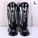 1 paar kickpoksi poksi s&auml;&auml;rekaitsmeid Muay Thai v&otilde;itluskunstide Sanda Wushu jalgade kaitsmed Taekwondo Mma v&otilde;itlus pahkluu kaitsmed M must