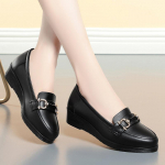 mood Kevad S&uuml;gis Daamid Pumbad Madalad jalan&otilde;ud Lakknahk Pehme Tald Kristall K&otilde;rged kontsad Loafers Mood Hingav &Uuml;ksik Elegantne 37(Foot23.5cm)