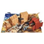 Ania Jurassic World Malta Dinosaurus M&auml;ngukomplekt R&uuml;&uuml;ste! beige