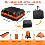 Eriti suur veekindel auto katusel asuv pagasi kott pagasi kott, katus, suur ruum tasku pagasikarp Autoga reisimine