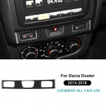 Dacia Duster 2014 2015 2016 2017 2018 jaoks Ehtne Pehme S&uuml;sinikkiust Kleebis LHD RHD Auto Keskjuhtimispuldi Nuppude Sisekujunduse Lisatarvikud