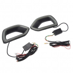 &Uuml;lemine iluv&otilde;re raam LED-valgusti IP67 Veekindel Suitsutatud Must Klaas 68417504AB Asendus Dodge Charger SRT Scat Packile
