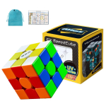QY Warrior M [Jaapani Kuubijuhend ja Kott Kaasas / Autentne] Magnetiline 3x3x3 Kuubik Kleebisteta 3D Pusle (3x3 UV)